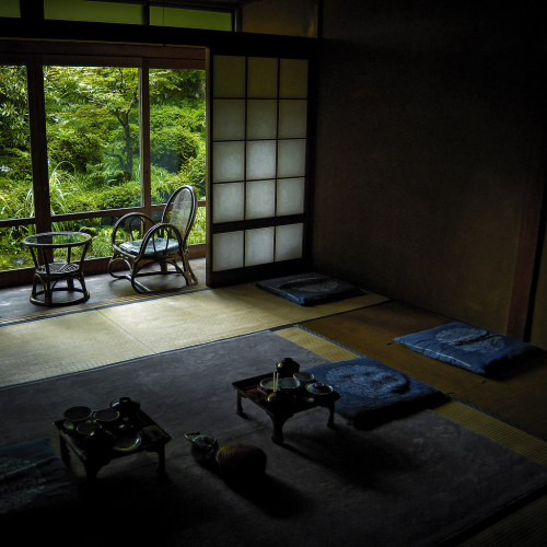 Evening meal in Koyasan by DanÅke Carlsson