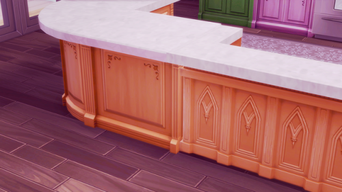 recolored game pack counters with the beautiful white granite from perfect patio stuff. ★ wood and p