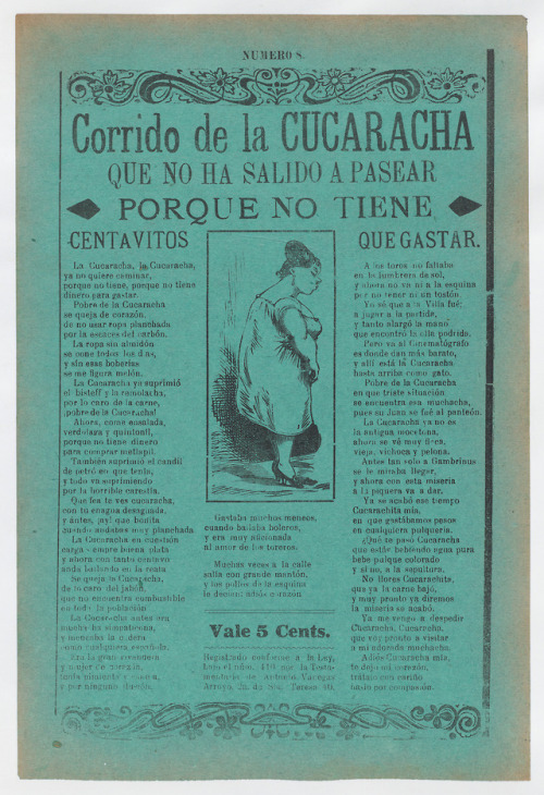 met-drawings-prints: Broadsheet with a ballad about camp life hardships for women, profile of a woma