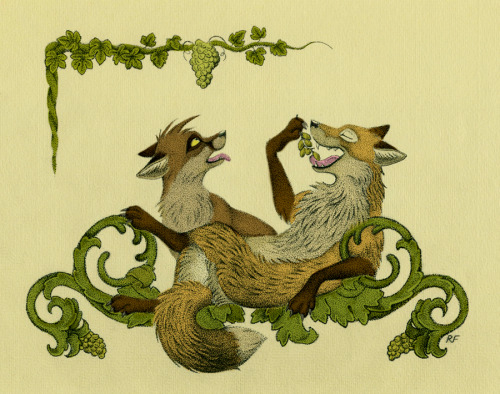 Foxes and Grapesby Skia
