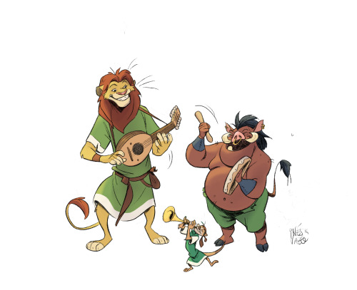 evildisneydorks:airyairyaucontraire:inesvazquezart:Reimagining the Lion king, it was so fun to do. T