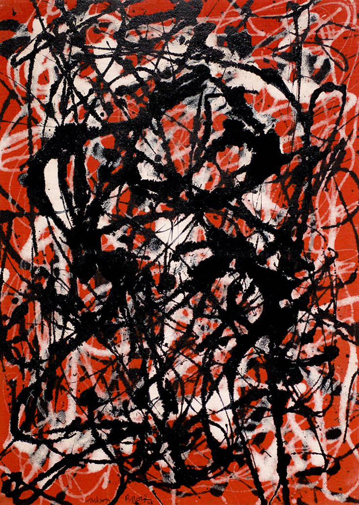 lonequixote:
“  Jackson Pollock
Free Form (1946)
”