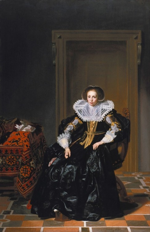 Portrait of a lady by Thomas de Keyser, 1632