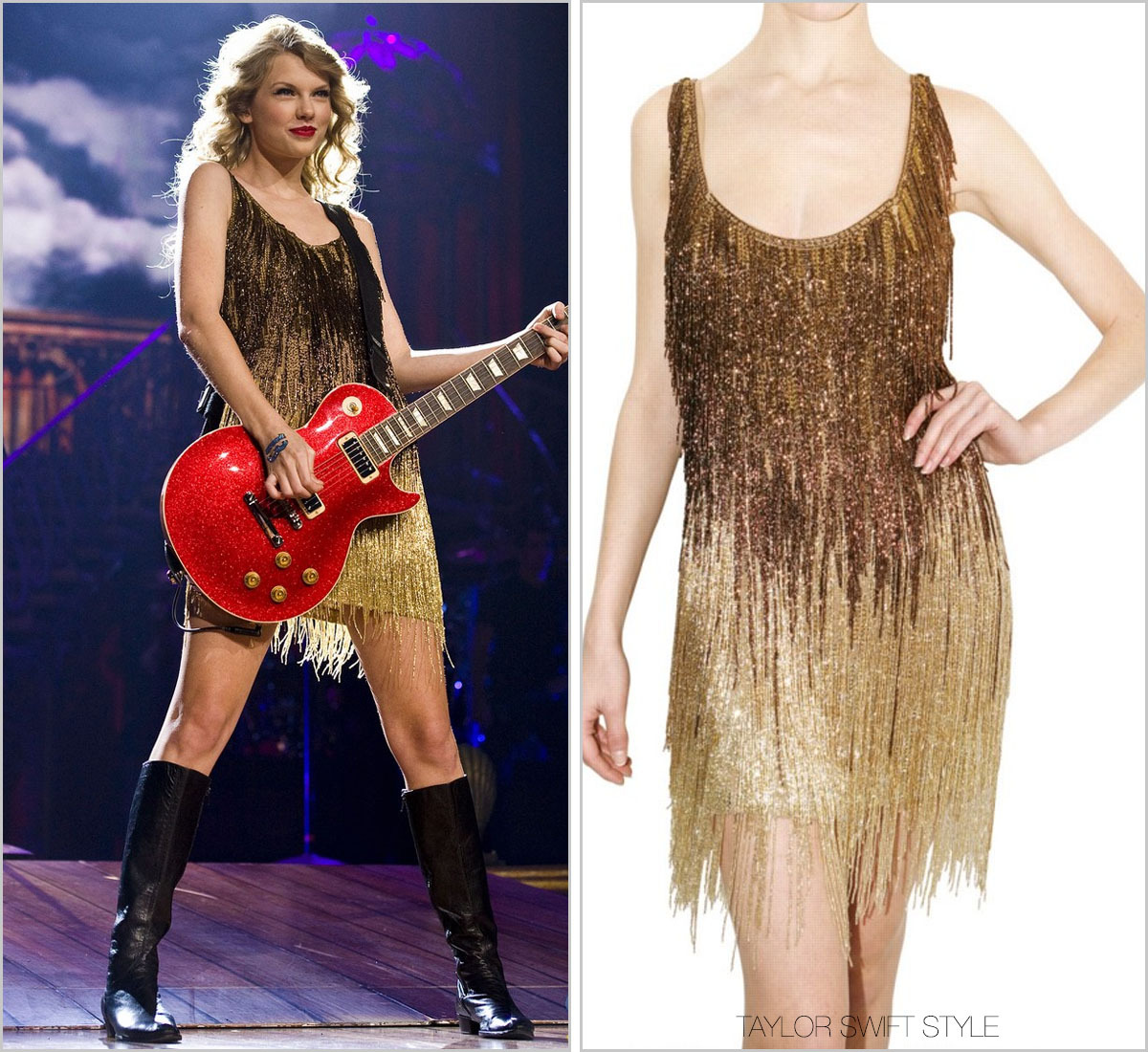 taylor swift flapper dress