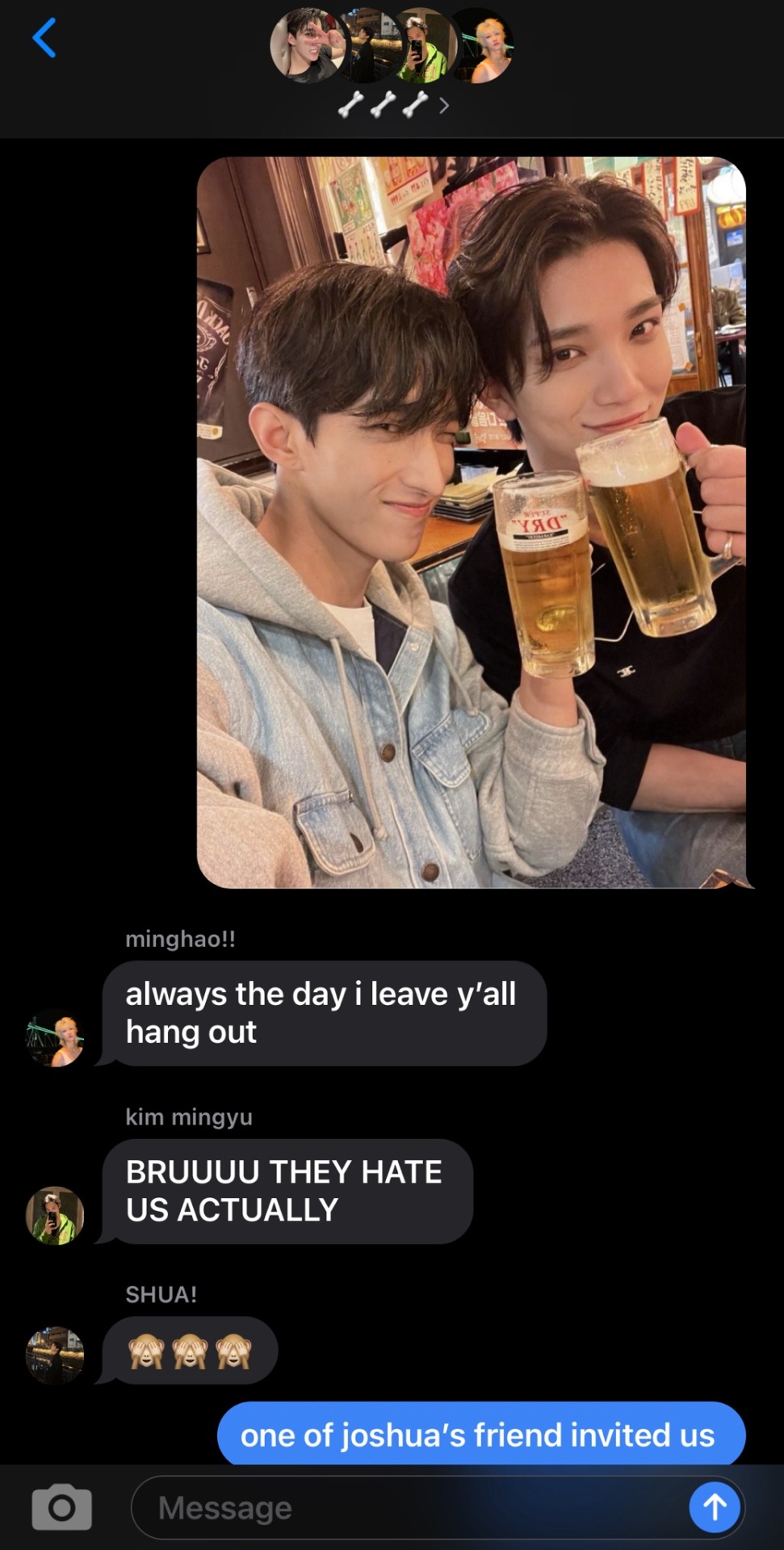 Hi Love! I Really Love Ur Smau They're Really Funny (the Vernon One Had Me Rolling On The Floor For 10