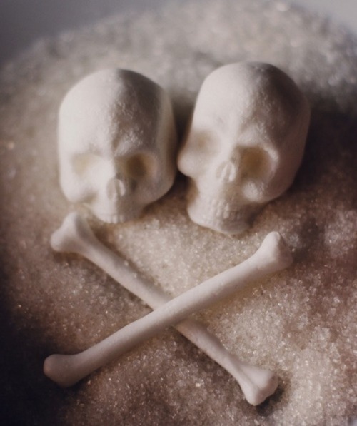 Porn photo from89:  Skull-shaped sugar cubes (by Snowviolent) 