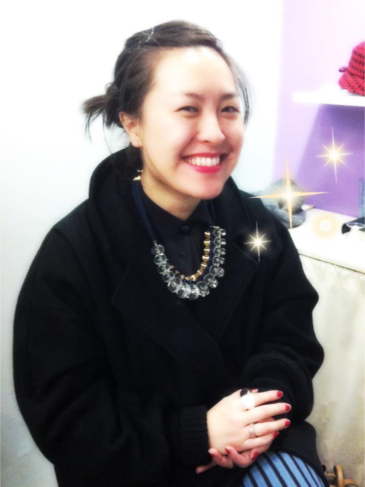 Spotted! Designer Ann Yee from ANNYEE Collection stopped by sipping champagne with us while picking out sparkles to go with her holiday outfit!
Thanks Ann!
G.P. xx