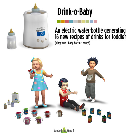 aroundthesims:aroundthesims: Around the Sims 4 | Bottle warmer &amp; toddler drinks * sneak-peek