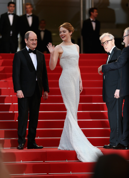 sarraht:  daily–celebs:5/15/15 - Emma Stone at the “Irrational Man” Premiere during The 68th Annual Cannes Film Festival.