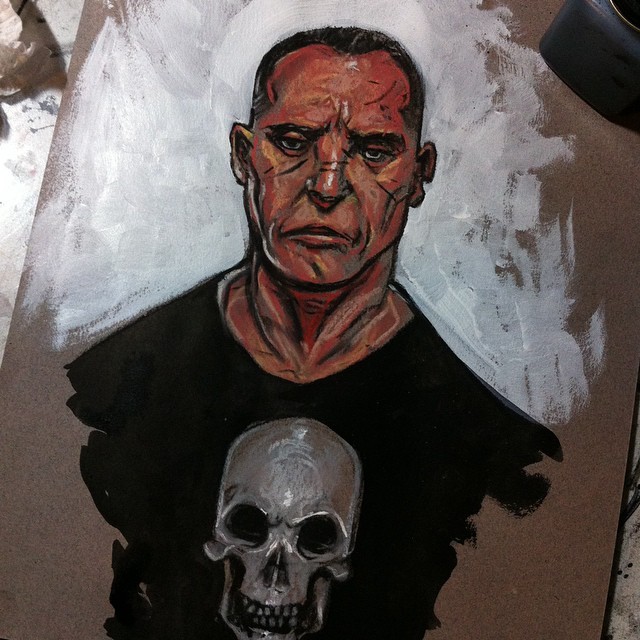 PUNISHER sketch.