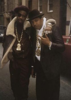 richs0uls:   hiphop-junkies:  SLICK RICK &amp; REV RUN  Legends 