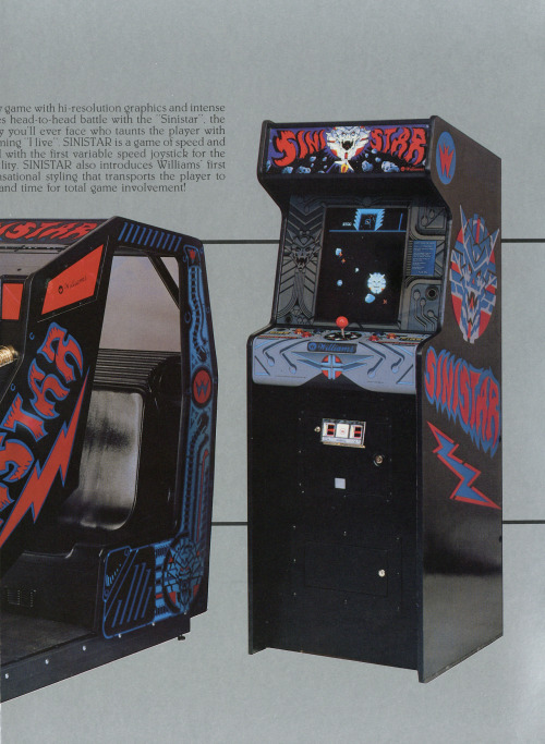 flyerfever:  Williams Electronics Video Games Catalog (1980-1983)