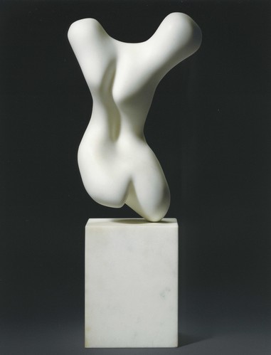 reichsstadt:  Torse, Hans Arp, 1960. Marble. 
