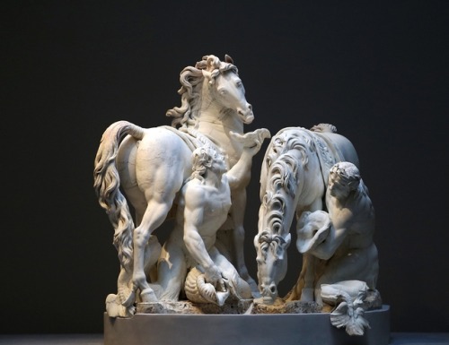 hadrian6:The Horses of the Sun. c.1670. Gilles Guerin. French 1611-1678. marble.  commissioned by Lo