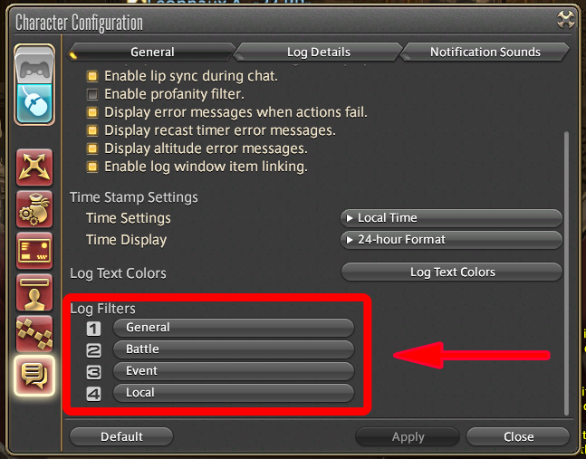 ffxiv hide error message