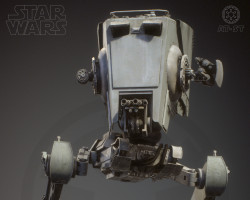 Cyberclays:  At-St - Star Wars Fan Art By Hugo Lamarre“Rotj At-St. Reference Are