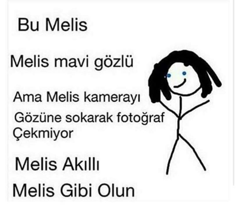 Bu Melis
Melis mavi...