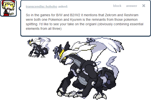 Silph Co. Sprites — Since the original was supposed to be Reshiram and