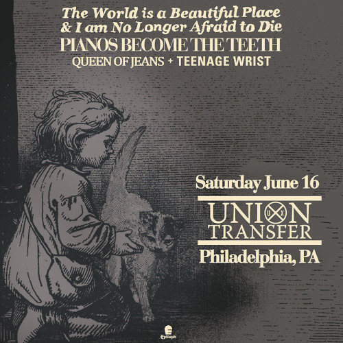 Queen of Jeans was just aded to our Philly show!  Tickets at theworldisabeautifulplace.com