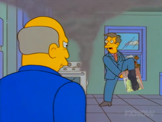 gudroo: snoopingasusualisee:  “You know these hamburgers are quite similar to the ones they have at Burger King.” “Oh ho ho ho no! Patented Skinner Burgers! Old family recipe!” “Yes and you call them your “old family recipe” despite the