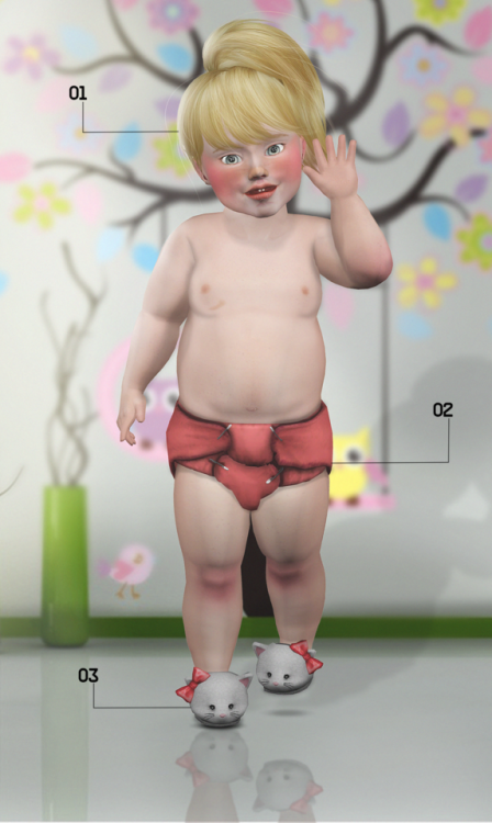 coupurelectrique:  GIRL TODDLER MINI PACK   ● Category: Hair, FullBody and Shoes ● For Girl  ● Age: 
