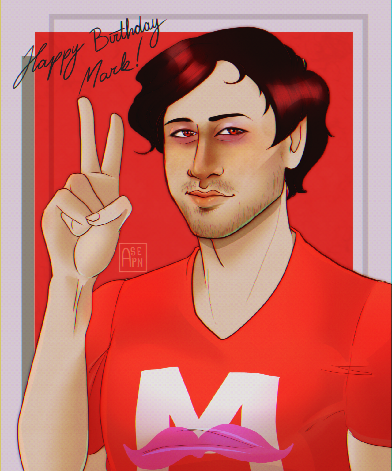 ravensrora:Happy Birthday to the one and only @markiplier!!!The man, the myth, the inspiration behind my journey of art since I was in high school.Thank you for everything. 