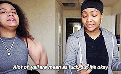 exposingmisogynoir: domoandcrissy: Domo and Crissy reading hate comments on Social