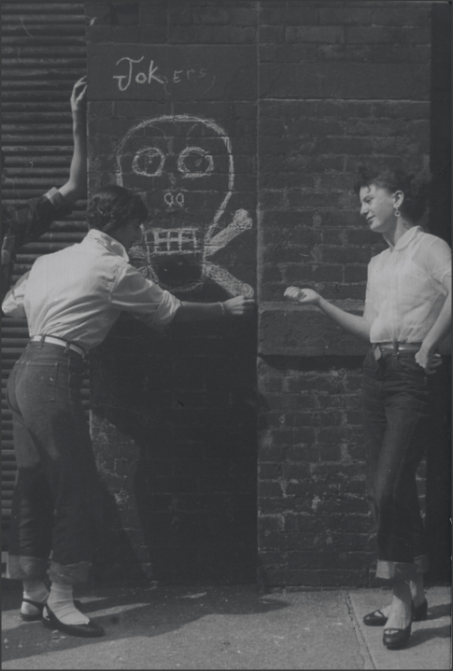 Girl Gang. New York, NY, c.1959 -1969 Photographer: Morris Huberland