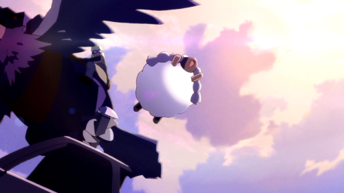 corsolanite: Wooloo free falling from a flying taxi has to be the cutest yet most badass thing I hav