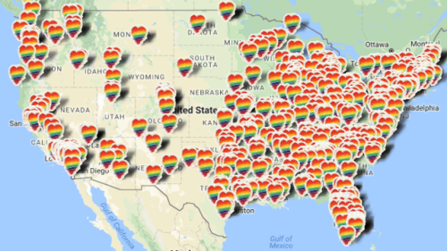 lgbtlovecomesfirst:The Love Comes First LGBTQ family map is a way of discovering other LGBTQ familie