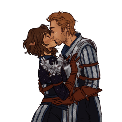 alexschlitz:a late valemtimes redraw of this which is 3 (!!!) years old. smooch ur fantasy bfs and gfs for me today