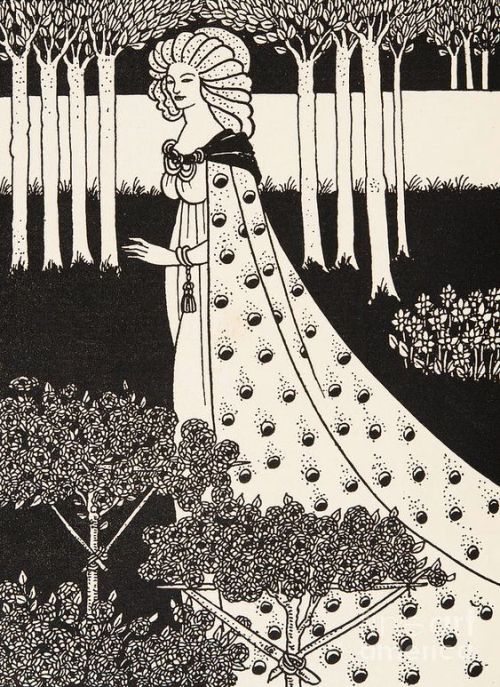  La Belle Isolde from Morte D'Arthurby Aubrey Beardsley, 1893