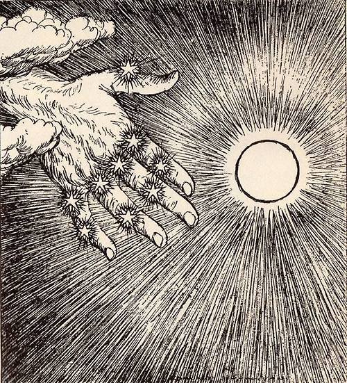 arsarteetlabore:  Edmund Joseph Sullivan (1869-1933) ~ illustration for The Rubaiyat