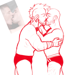 dozerdraws:more sheasaro kissing. 