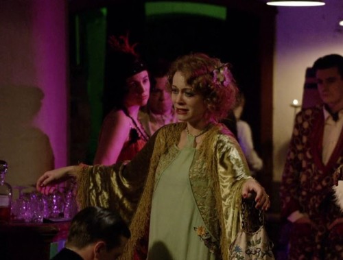 This is a very strangely constructed dress. If anyone ever finds a period piece that this could have