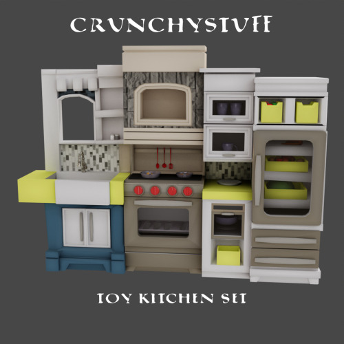  CS Toy Kitchen set (Public 01/19/22)100% my meshAll LODSSearch  " CS kitchen set" in buil