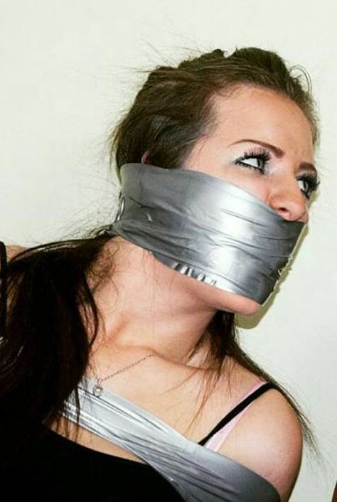 kiltedpatriot: mmpphhmmpphh: wrap tape gags These gorgeous young ladies, properly gagged, immediatel