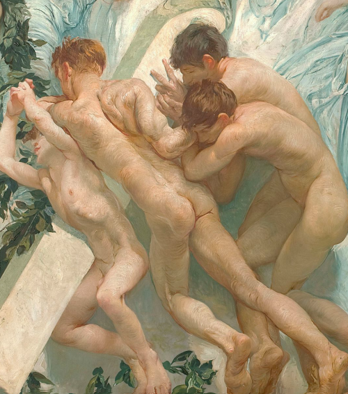 loverofbeauty: Giulio Aristide Sartorio:   Rite  (Detail)  1904 - 1923via desimoneway