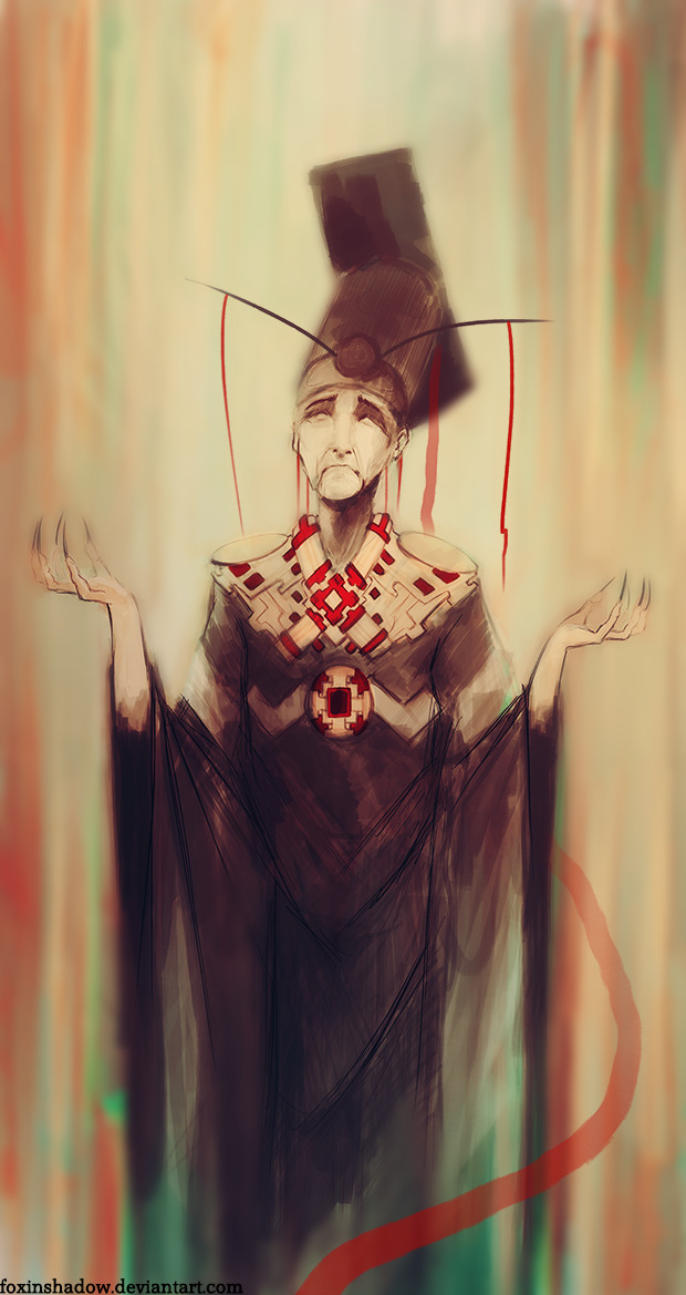 Godspeed You! Black Emperor Quickie. Drawn randomly, while listening to weird stuff. I