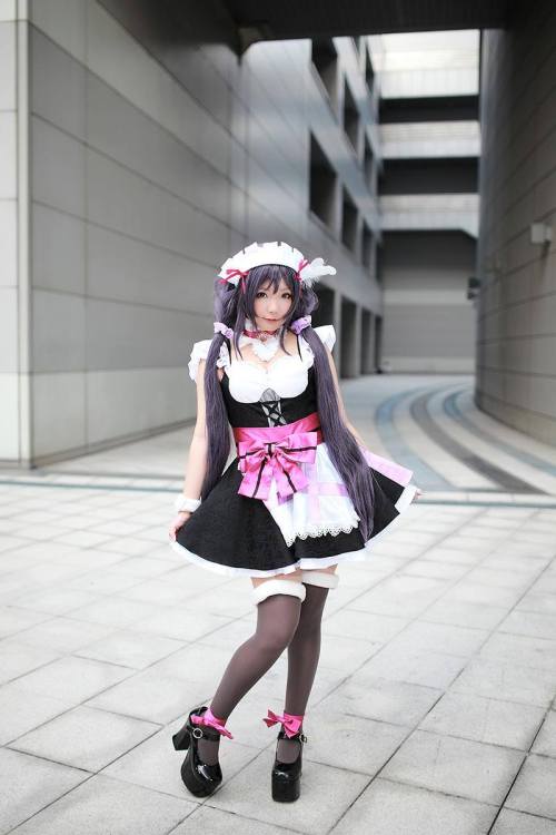 kuudererules: 肉感少女-Neneko cosplay as Nozomi Toujou from Love Live!