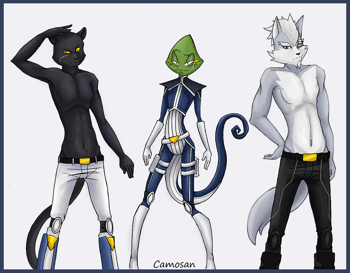 camosan:  Old drawing that I finally colored. It sure took a long time xD