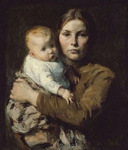 templeofapelles:  Mother and Child,1904 Julius Garibaldi Melchers