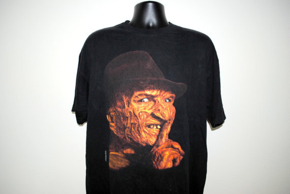 thegolddig:  90’s Freddy Krueger Rare Vintage T-Shirt(more information, more gold)