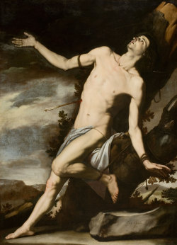 thisblueboy:Jusepe de Ribera (Spanish, 1591-1652), Saint Sebastian, circa 1634, Musee d'Art Moderne Andere Marlaux, Le Havre, France