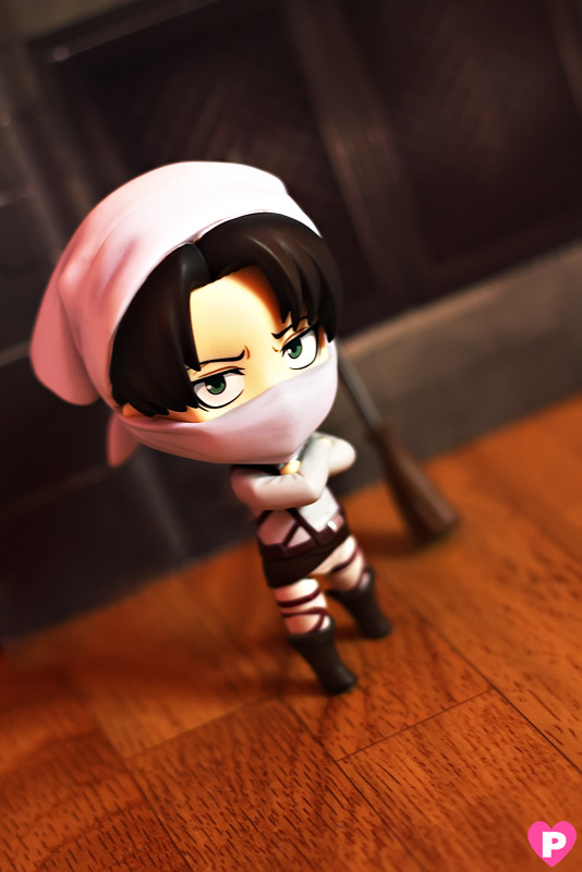 goodsmilecompanyus:  Nendoroid Levi Cleaing version! This year’s Anime Expo exclusive