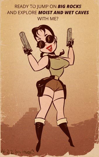 Inktober - Day 22 - Lara Croft - Tomb RaiderSome adult photos