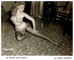  Trudy Wayne From A Larger Photo Series Shot By Irving Klaw.. 
