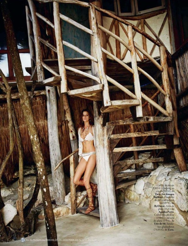 somerollingstone:  Kim Cloutier by Riccardo Tinelli for Elle Spain July 2015