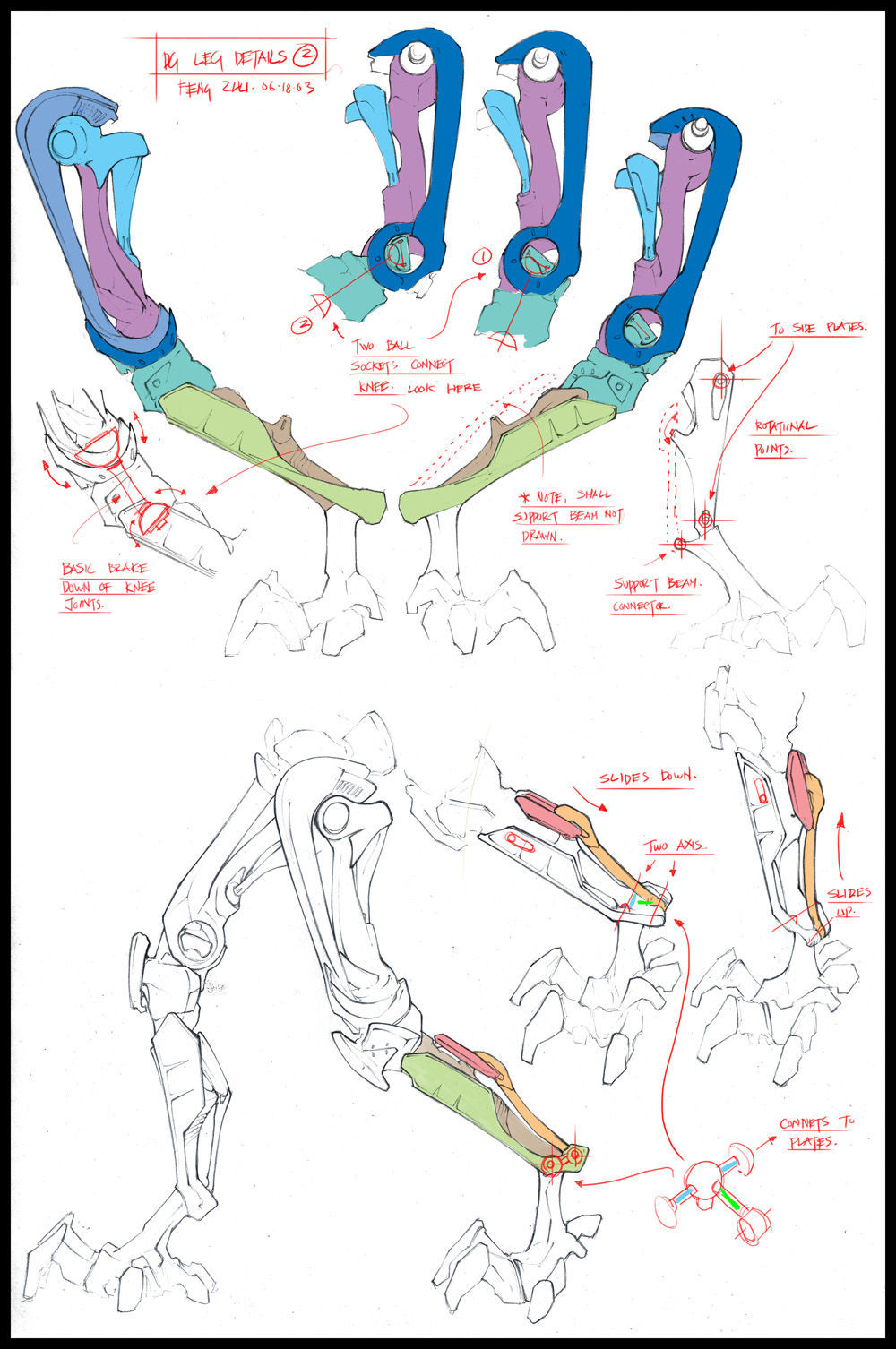 anatoref:Creature Concepts by Feng Zhu