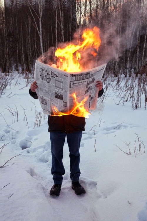 fer1972:  Burning News: Photography by Tim Parchikov 
